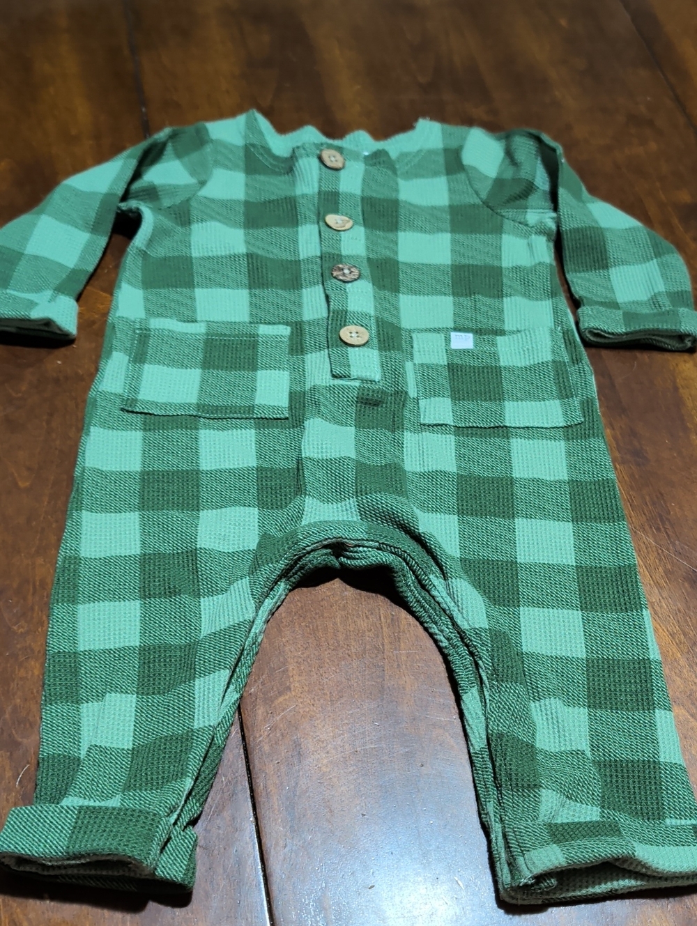 Mud Pie Size 6 To 9 Months Cozy Waffle Weave One All